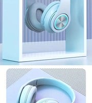 39 Luminous Wireless Headphones with Plug-in,
