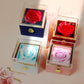 Rotating Soap Flower Rose Gift Box Creative Rotating Rose Jewelry Packaging Box Valentine&