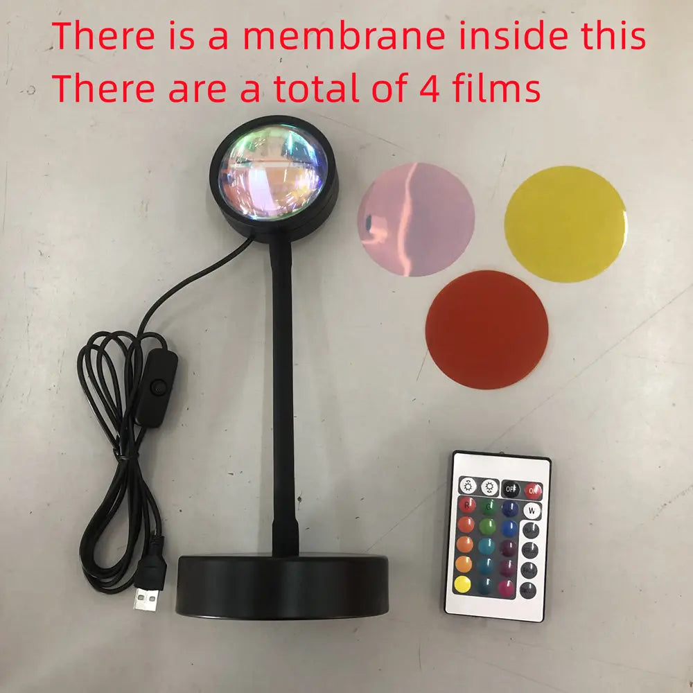 Sunset Projection Lamp Sunset Projector Night Light Wall Decoration Lighting AliExpress