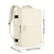 Large Capacity Travel Backpack, Multi-functional Business Trip Bag With Suitcase Sleeve, Nylon Computer Schoolbag Fits 14-inch Laptop HASHTAG