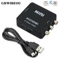 Grwibeou RCA AV to HDMI Converter High Quality HD 1080P AV 2 HDMI Adapter For TV X box PS4 PC DVD Projector AV To HDMI Converter - HASHTAG