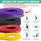 Resistance Band Set Pull up Assistance Bands Stretch Band Resistance Heavy Workout Exercise for Physical Therapy Home Workouts