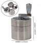 60MM 4 Layers Tobacco Grinder Zinc Alloy Manual Cigarette Tobacco Grinder Smoke Mill  Herbal Herb Spice Mill Grass Smoke Grinder - HASHTAG