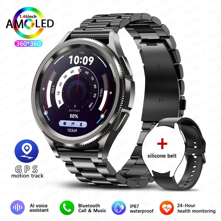 New Bluetooth Call Fashion Smart Watch 6 Classic Men&