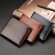 Men's Bifold Leather Credit ID Card Holder Wallet Billfold Purse Puce Gaia