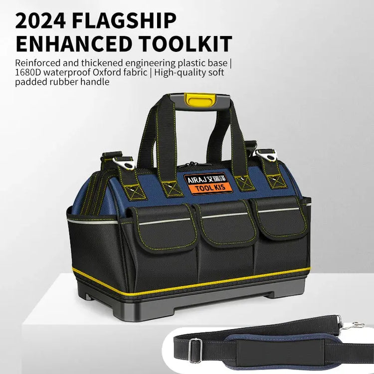 AIRAJ Multifunctional Tool Bags 1680D Oxford Cloth Electrician Bags Waterproof and Wear-Resistant High Capacity Storage Bags - My Hashtag Shop