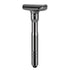 Adjustable Safety Razor Safer Press to Open Blade Replacing System 1 Razor 1 Travel Case & 5 Blades Men&