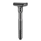 Adjustable Safety Razor Safer Press to Open Blade Replacing System 1 Razor 1 Travel Case & 5 Blades Men&