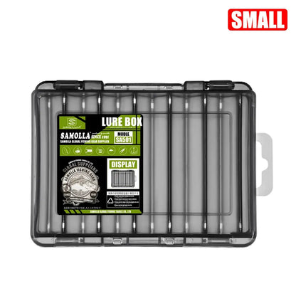 Fishing Tackle Box 14 Compartments Fishing Accessories Lure Hook Storage Case Double Sided Fishing Tool Organizer Boxes - HASHTAG