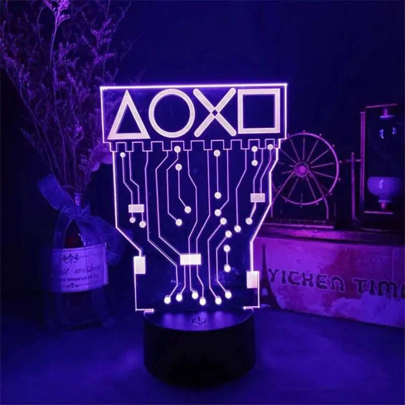 3D LED Gaming Setup RGB Lamp USB Powered Gaming Room Children&