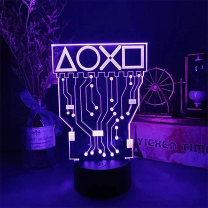 3D LED Gaming Setup RGB Lamp USB Powered Gaming Room Children&