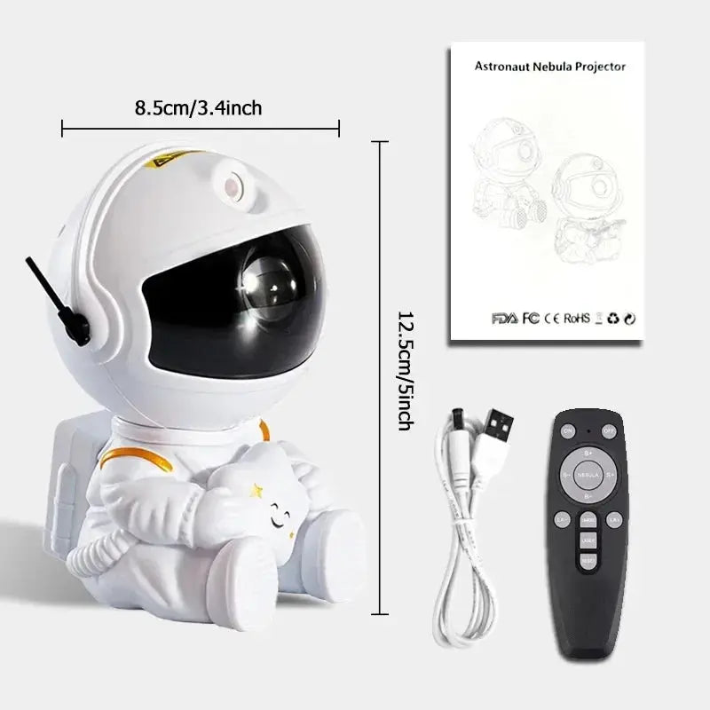 Galaxy Star Projector Night Light Astronaut Space Ceiling LED Lamp for Bedroom Home Decor Kids Gift - Starry Nebula Projector - My Hashtag Shop