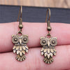 Retro Minimalist Handmade Owl Earrings HASHTAG