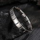 Trendy Square Italy Stainless Steel Bracelets For Women Men HipHop Metal Italian Modules Stretchable Gift Birthday Party Jewelry - My Hashtag Shop
