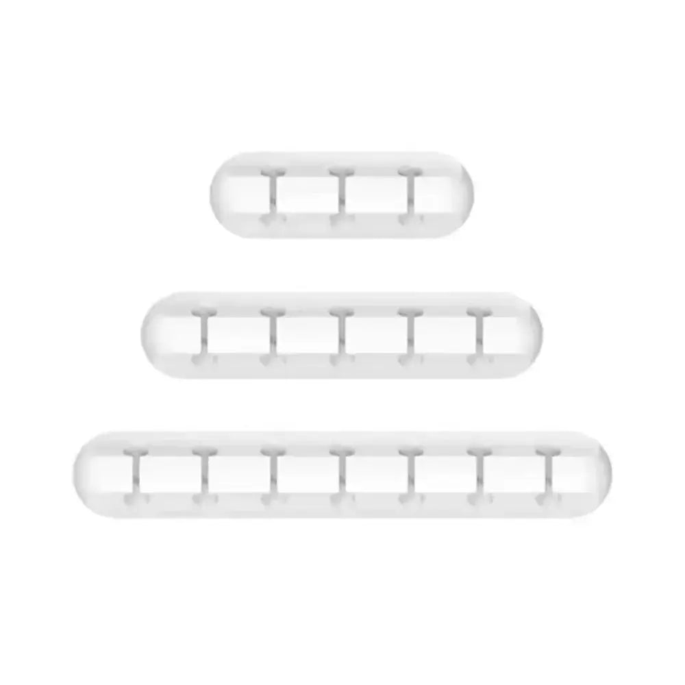 Cable Cord Wire Organizer Silicone USB Cable Winder Management Clips Self Adhesive for Mouse Keyboard Headset For iPhone Huawei HASHTAG