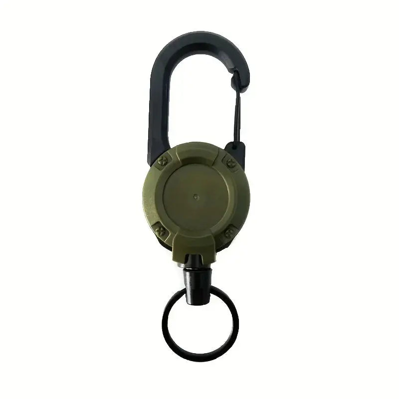 1/2/4pcs Extendable Retractable Holders Keychain Badge Reels Heavy Duty Clip With Carabiner Key Chain For Men Outdoor Bags - My Hashtag Shop