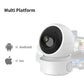Telecamera di sorveglianza HD a 360 gradi per interni con doppia luce intelligente - My Hashtag Shop