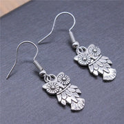 Retro Minimalist Handmade Owl Earrings HASHTAG