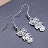 Retro Minimalist Handmade Owl Earrings HASHTAG