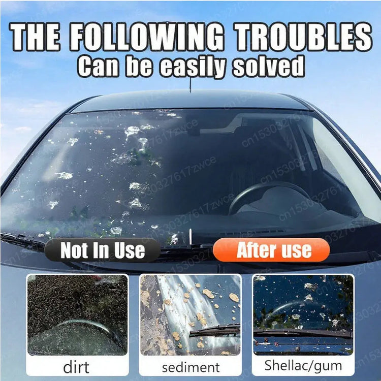 Car Glass Polish Coating Kit for Windshield Oil Film Removal Paste Car Glass Water Repellent Anti Rain Hydrophobic Cleaning Kits - My Hashtag Shop