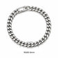 Stainless Steel Braided Double Row Front and Rear Fish Scale Alloy Magnetic Buckle Bracelet with Keel Jewelry New Model HASHTAG