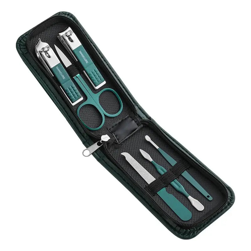 Nail Scissors Set Household High End Mens And Womens Special Nail Clippers Manicure Beauty Tools 6 Piece Portable Household - HASHTAG