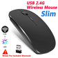 Mini Bluetooth Wireless Keyboard Mouse Set Rechargeable for Phone Tablet English Keyboards for Android Ios Windows XP Laptop PC