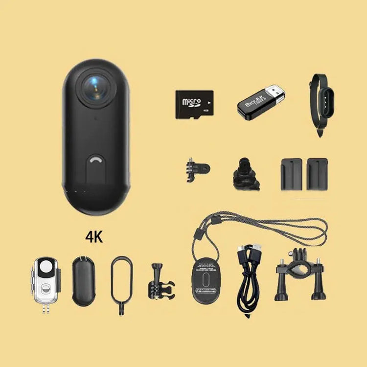 Outdoor Sports Camera In Helmet Motorcycle Bike Sport Mini Filming Bicycle Action 4K Professional Body Cam And Video Cameras - HASHTAG