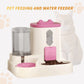 Fully Automatic 2in1 Cat Alimentare Dispenser - Integrated Water And Alimentare Feeding System - Cute Water Dispenser AliExpress