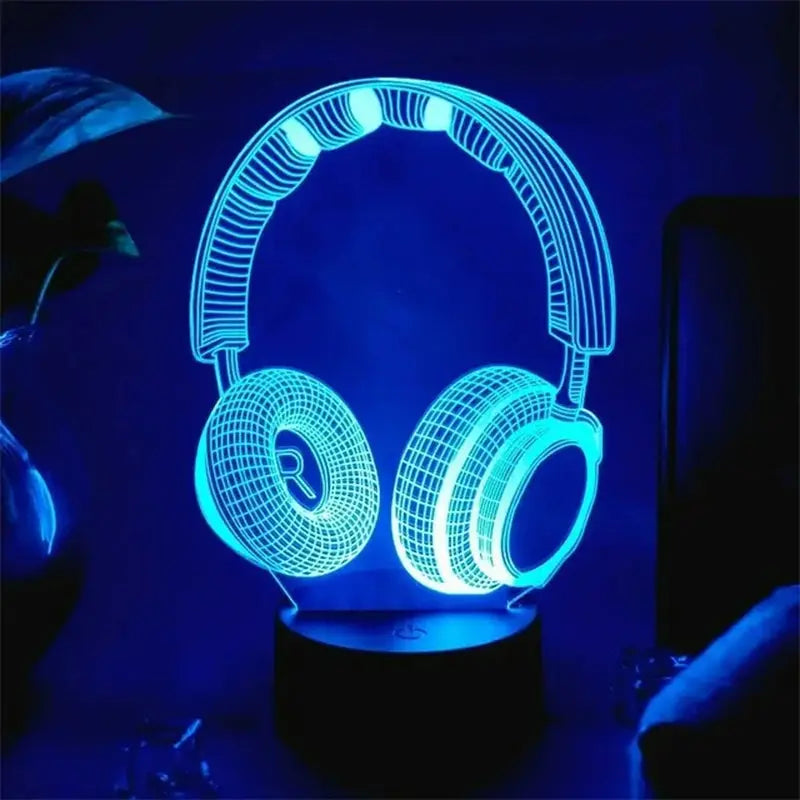 3D LED Gaming Setup RGB Lamp USB Powered Gaming Room Children&