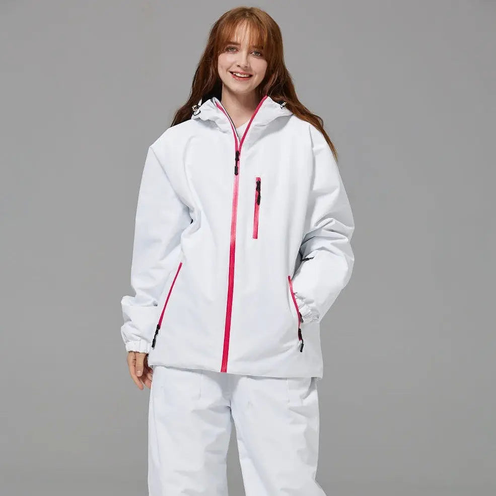 Unisex Windproof And Waterproof Loose-fitting Fashionable Ski Suit Set HASHTAG