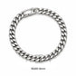 Stainless Steel Braided Double Row Front and Rear Fish Scale Alloy Magnetic Buckle Bracelet with Keel Jewelry New Model