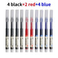 Needle-Point Gel Pens – Smooth Quick-Dry Liquid Ink Pens, Uses for School Note-Taking, Office Writing & Journaling