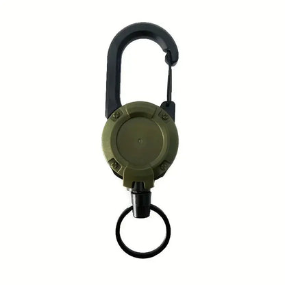 1/2/4pcs Extendable Retractable Holders Keychain Badge Reels Heavy Duty Clip With Carabiner Key Chain For Men Outdoor Bags - My Hashtag Shop