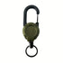 1/2/4pcs Extendable Retractable Holders Keychain Badge Reels Heavy Duty Clip With Carabiner Key Chain For Men Outdoor Bags - My Hashtag Shop