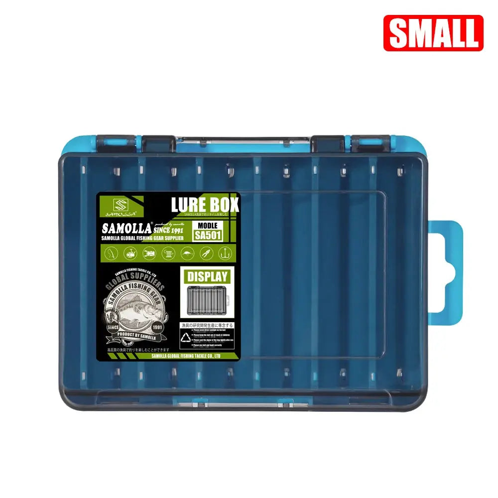 Fishing Tackle Box 14 Compartments Fishing Accessories Lure Hook Storage Case Double Sided Fishing Tool Organizer Boxes - HASHTAG