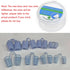 New Blue Silicone 4/8Pcs/Set Snoring Solution anti Snoring Devices Snore Nose Vents Nasal Dilators for Better Sleep Sleeping Aid