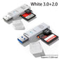 2-in-1 Multi Functional USB 3.0 Card ReaderMicro SD TFMemoryCardReaderUSBFlashDrive CardreaderAdapter For PCLaptops Accessories