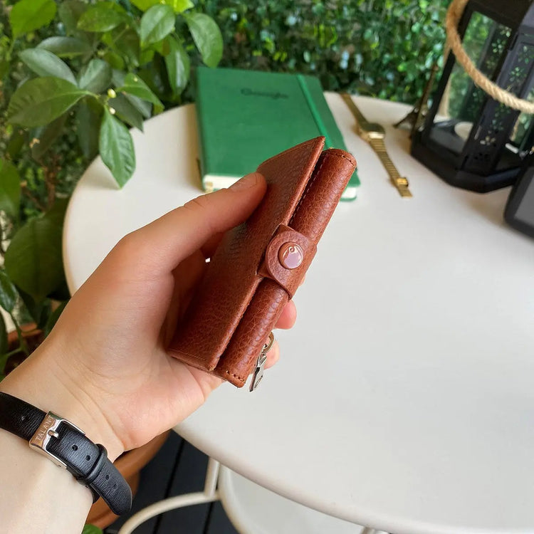 Montana -  Genuine Leather Luxury RFID Protection Card Holder / Wallet-4