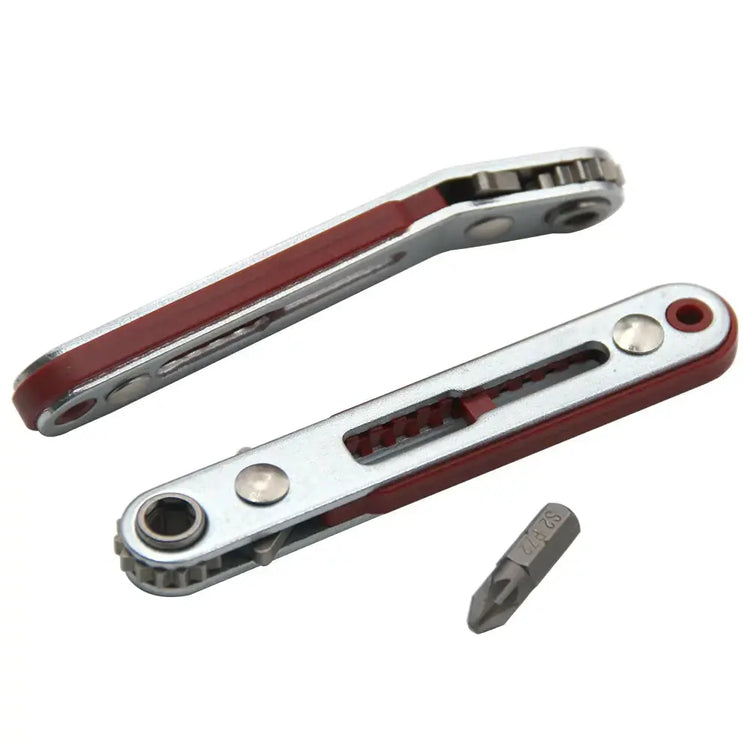 Multifunctional Bidirectional Forward and Reverse Ratchet Screwdriver Elbow Flat Head Wrench Cross Screwdriver Slotted Tool - HASHTAG