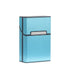 Multifunction Stainless Steel Cigarette Case PU Cigar Storage Box Tobacco Holder 1 PC Card Cases Smoking Accessories - HASHTAG