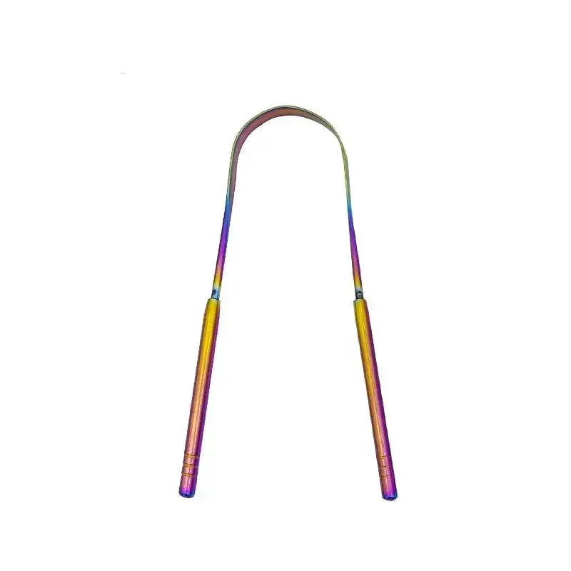 1pcs/2pcs/3pcs Metal Tongue Scraper Cleaner for Adults & Kids, Portable Stainless Steel Tongue Scrapers Brushes for Removing - HASHTAG