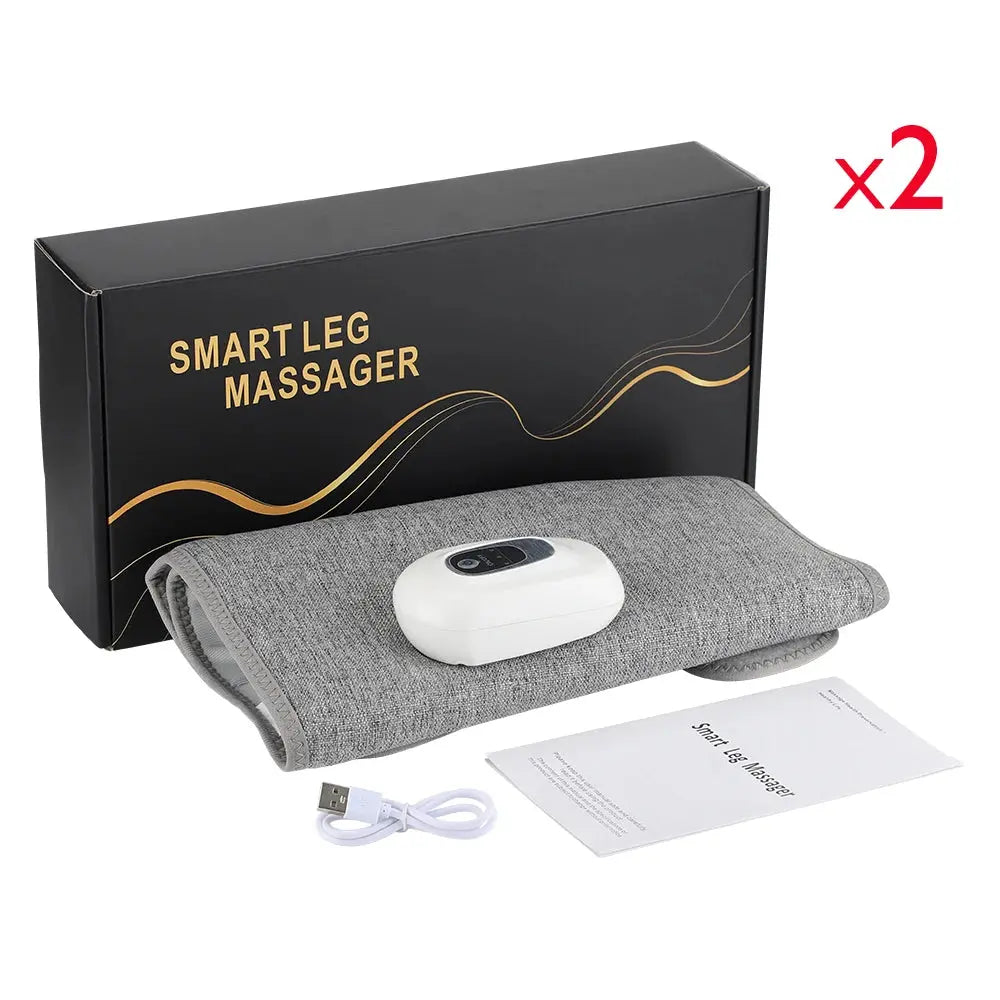 Eletric 360° Air Pressure Calf Massager Portable Leg Massage Airbag Compresstion Relax Foot Calf Muscle Blood Circulation - HASHTAG