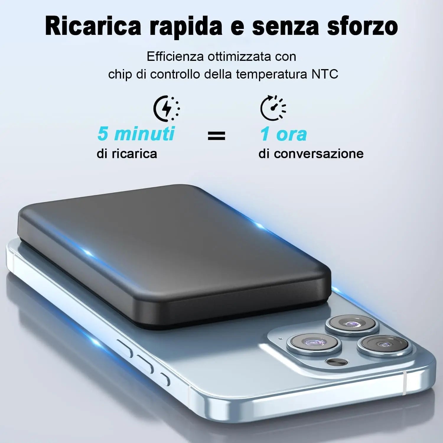 Power Bank magnetico, caricabatterie wireless da 20 W a ricarica rapida - My Hashtag Shop