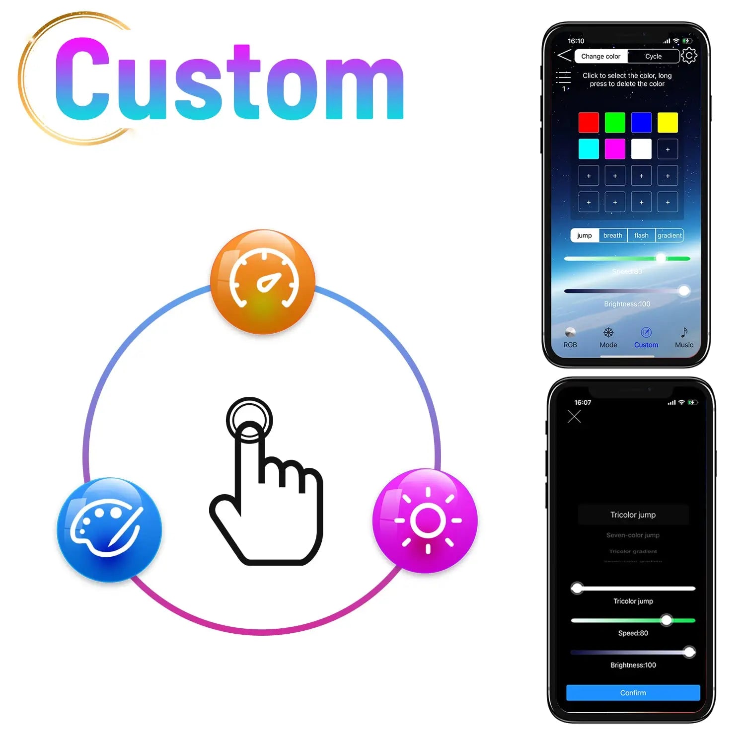 Smart APP 16 m Colori Tramonto Proiettore LED Decorazione Casa Fotografia - My Hashtag Shop