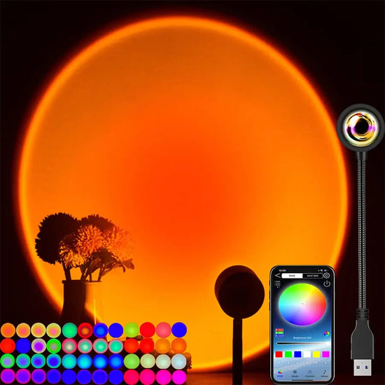 Smart APP 16 m Colori Tramonto Proiettore LED Decorazione Casa Fotografia - My Hashtag Shop