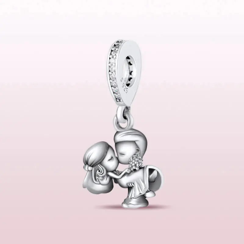 Love wedding couple Charm, Ideal for party favor gift. - HASHTAG