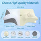 1pc Memory Foam Cervical Pillow, 2 in 1 Ergonomic Contour Orthopedic Pillow for Neck Pain, Contoured Support Pillows,Neck Pillow - HASHTAG