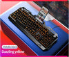 YINDIAO V2 Computer Wired Keyboard E-sports Gaming Typing Office Universal USB Plug-in Hair Light Keyboard Available For Windows System HASHTAG