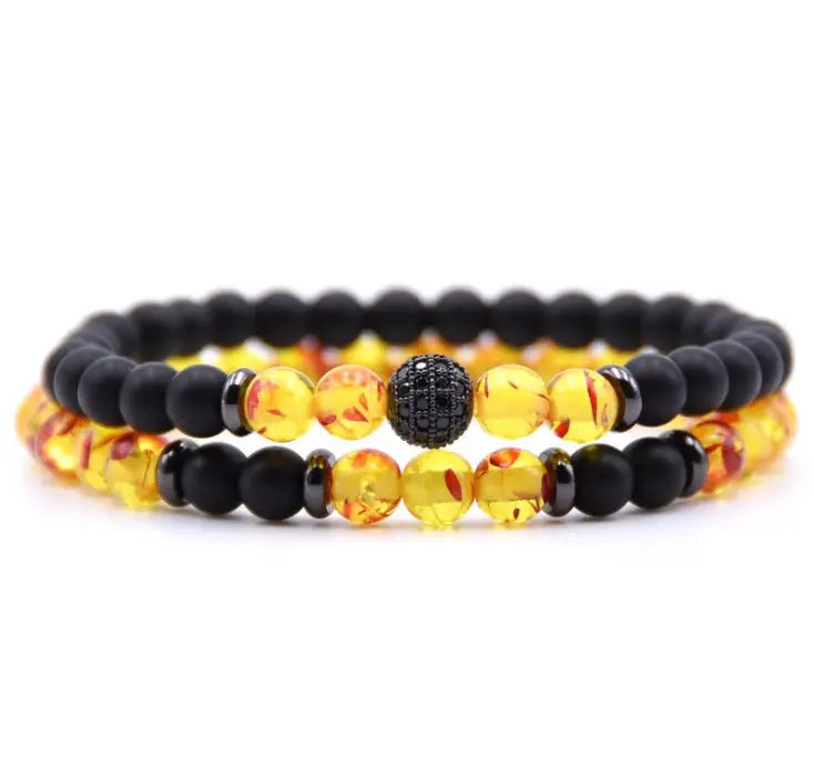 Micro-inlaid Zircon Nracelet 6mm Natural Stone Beaded Bracelet AliExpress